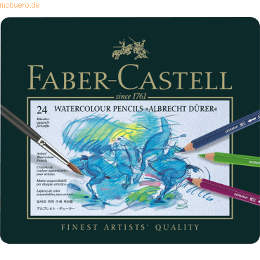 Faber Castell Aquarell Farbstifte -Albrecht Dürer- 24 Stifte im Metall