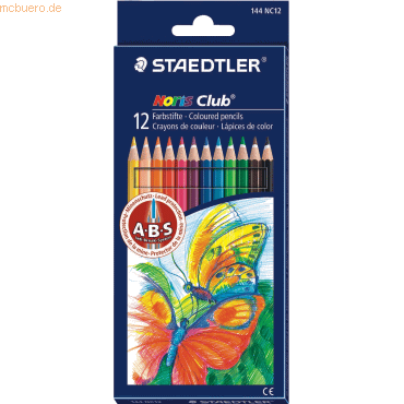 Staedtler Farbstift Noris Club 144NC12 lackiert