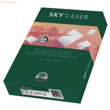 Papyrus Kopierpapier Sky Laser A4 80g/qm weiß VE=500 Blatt
