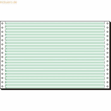 Sigel EDV-Papier 8x330mm mit Leselinien und Lngsperforation VE=2000 B