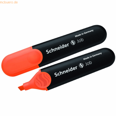 5 x Schneider Textmarker Job 150 orange