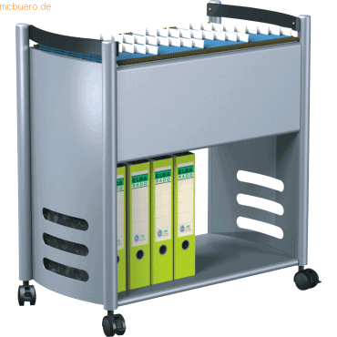 Kerkmann Hngeregistraturwagen Mappenboy tec-art 660x375x740mm alusilb