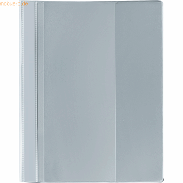 5 x Herlitz Sichthefter Combi A4+ PVC mit Sichttasche wei