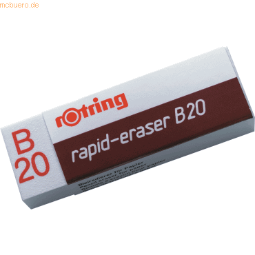 Rotring Radiergummi B20 PVC wei