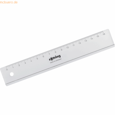 20 x Rotring Lineal glasklar 16cm