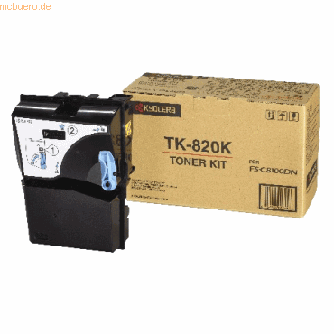 Kyocera Lasertoner Kyocera TK820K schwarz