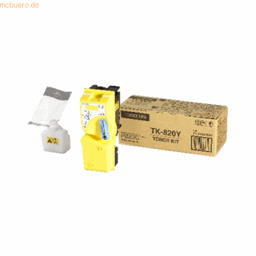 Kyocera Lasertoner Kyocera TK820Y gelb