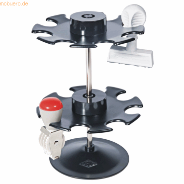 Wedo Stempeltrger rund fr 16 Stempel schwarz
