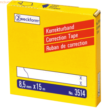 10 x Avery Zweckform Korrekturband Rolle 8,5mm breit