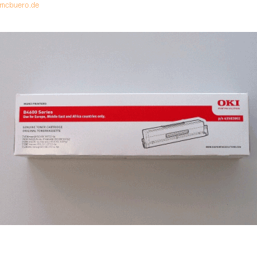 OKI Toner Oki B4600 schwarz