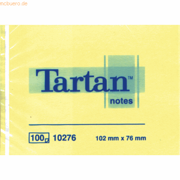 Post-it Notes Haftnotizen 102x76mm gelb VE=100 Blatt