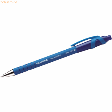 12 x PaperMate Kugelschreiber FlexGrip Ultra M blau