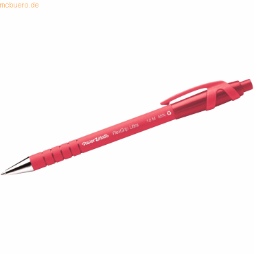 12 x PaperMate Kugelschreiber FlexGrip Ultra M rot