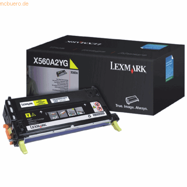 Lexmark Toner Lexmark X560 yellow