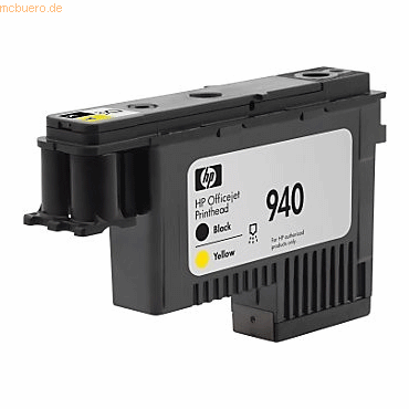 HP Druckkopf HP C4900AE schwarz/gelb