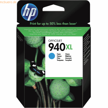HP Tintenpatrone HP C4907AE 940XL cyan