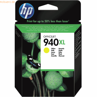 HP Tintenpatrone HP C4909AE 940XL gelb
