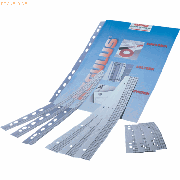 Regulus Heftstreifen 295x25mm selbstklebend transparent VE=50 Stck