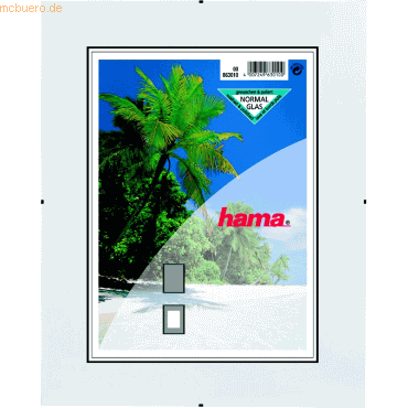 5 x Hama Bildhalter Clip-Fix 18x24cm Normalglas