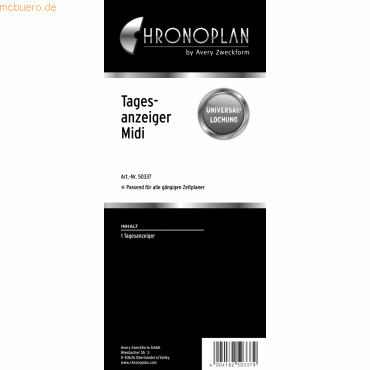 Chronoplan Tagesanzeiger fr Chronoplan Midi