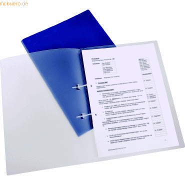 Dataplus Schnellhefter A4 PP bis 30 Blatt blau