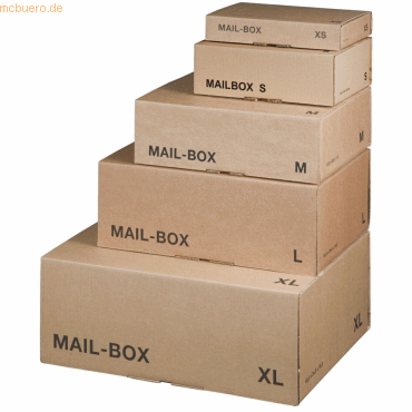 20 x smartboxpro Versandkarton M 331x241x104mm VE=20 Stck