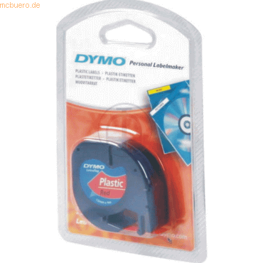Dymo Etikettenband Dymo LetraTag rot