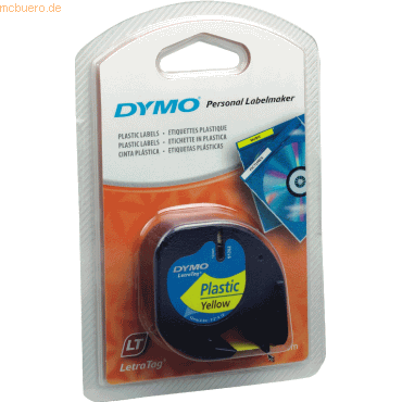 Dymo Etikettenband Dymo LetraTag gelb