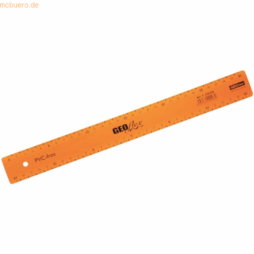 25 x Aristo Lineal Geoflex 30cm orange