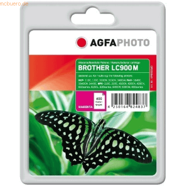 AgfaPhoto Tinte kompatibel mit Brother LC900M magenta