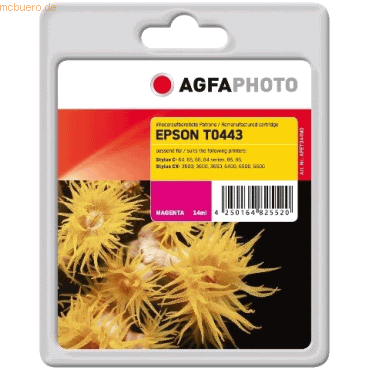 AgfaPhoto Tinte kompatibel mit Epson T044340 magenta