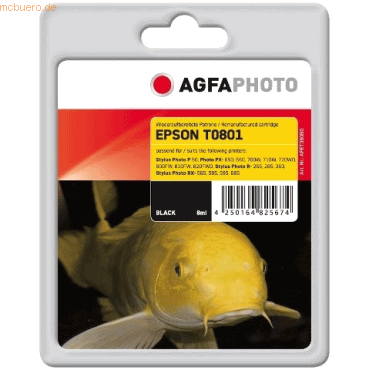 AgfaPhoto Tinte kompatibel mit Epson T080140 schwarz