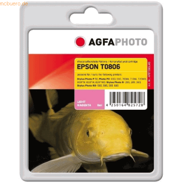 AgfaPhoto Tinte kompatibel mit Epson T080640 light-magenta