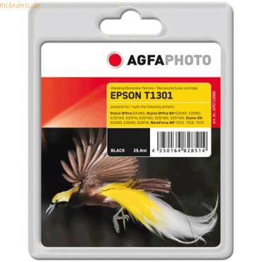 AgfaPhoto Tinte kompatibel mit Epson T130140 schwarz