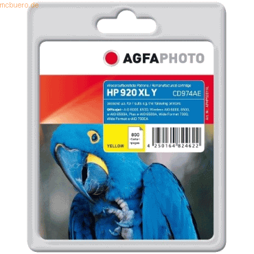 AgfaPhoto Tinte kompatibel mit HP CD974AE gelb