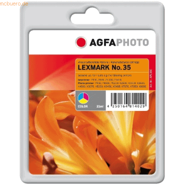 AgfaPhoto Tinte kompatibel mit Lexmark 18C0035E color