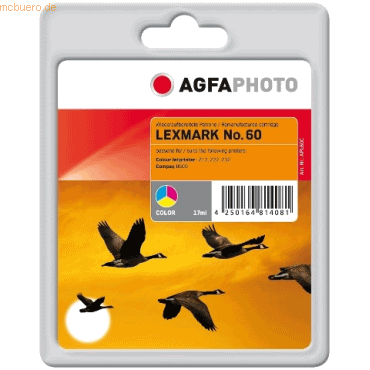 AgfaPhoto Tinte kompatibel mit Lexmark 17G0060 color