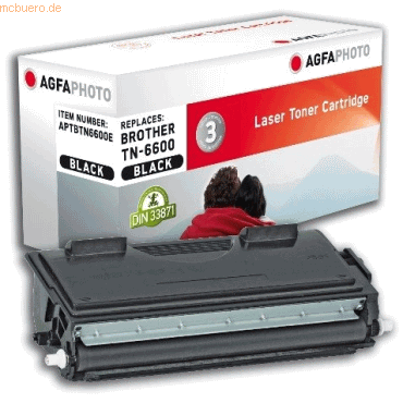 AgfaPhoto Toner kompatibel mit Brother TN6600 schwarz