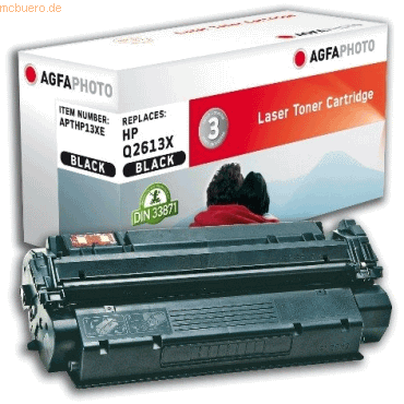 AgfaPhoto Toner kompatibel mit HP Q2613X schwarz