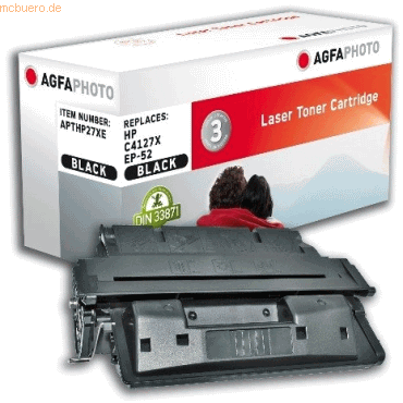 AgfaPhoto Toner kompatibel mit HP C4127X schwarz