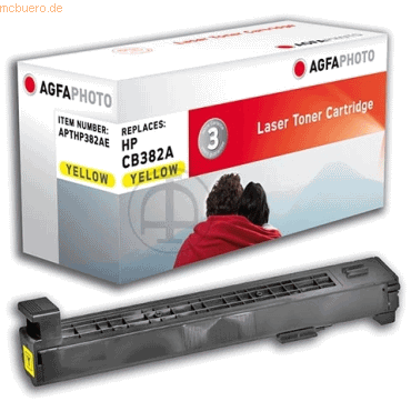 AgfaPhoto Toner kompatibel mit HP CB382A gelb