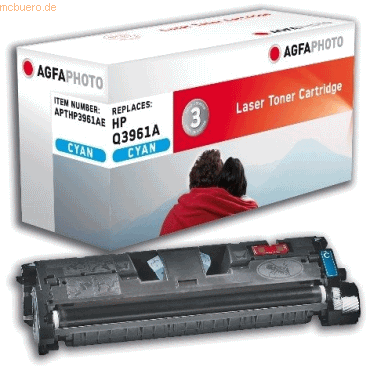 AgfaPhoto Toner kompatibel mit HP Q3961A cyan