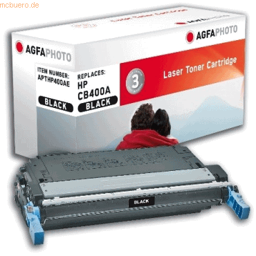 AgfaPhoto Toner kompatibel mit HP CB400A schwarz