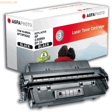 AgfaPhoto Toner kompatibel mit HP C4096A schwarz