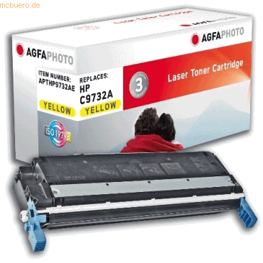 AgfaPhoto Toner kompatibel mit HP C9732A gelb