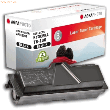 AgfaPhoto Toner kompatibel mit Kyocera TK130 schwarz