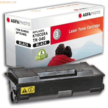 AgfaPhoto Toner kompatibel mit Kyocera TK340 schwarz