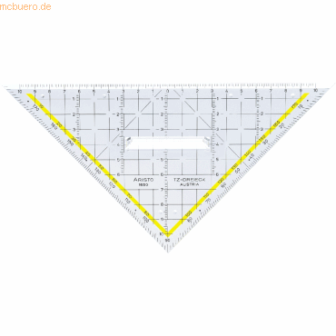 10 x Aristo TZ-Dreieck mit Griff 22,5cm
