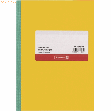 10 x Brunnen Schulheft A6 Lineatur 51 80 g/qm 64 Blatt