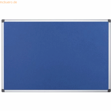Bi-Office Filztafel Maya Aluminiumrahmen 120x120cm blau